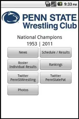 Penn State Wrestling Club android App screenshot 3